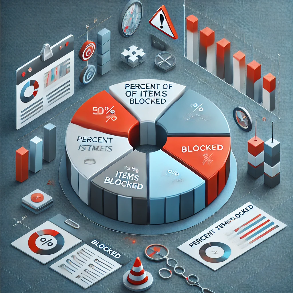 Percent of items blocked